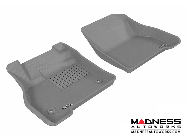 Nissan Leaf Floor Mats (Set of 2) - Front - Gray by 3D MAXpider
